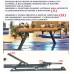 Trave equilibrio ginnastica regolamentare mt.5 RIVESTITA, modello ALTEZZA GRADUABILE cm. 75 / 125. Realizzata secondo normative. Completa di RIVESTIMENTO integrale in speciale cuoio sintetico scamosciato.